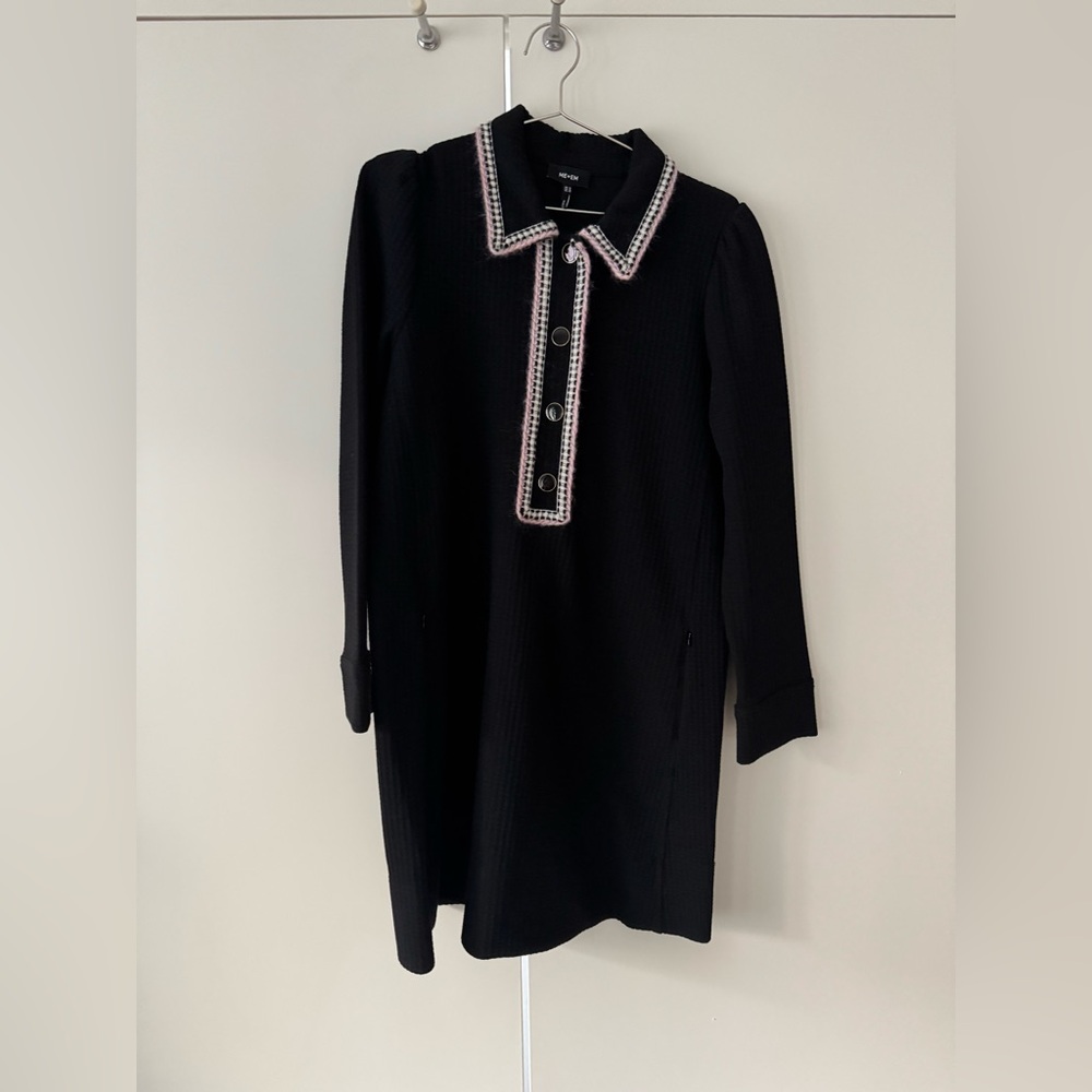 ME+EM Texture Clash Jacquard Shift Dress Size 10 in perfect condition - Picture 4 of 7